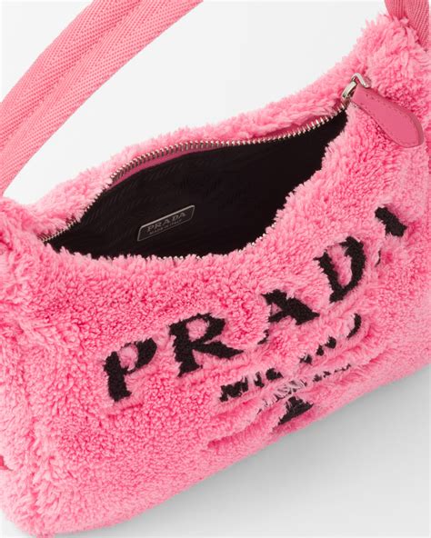 prada terry|Petal Pink/black Re.